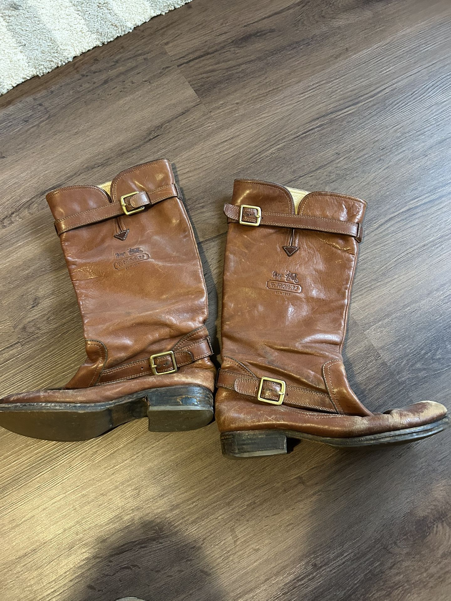 Coach Leather Boots 