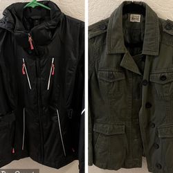 Women's Medium Jacket Bundle: Converse One Star & ZeroXposur - Like New!