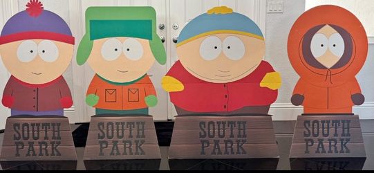 South Park Character Cardboard Standee Set of 4