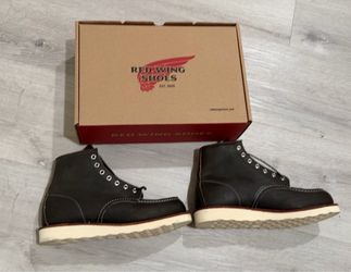Red Wings 8.5D Black Soft Toe Boots