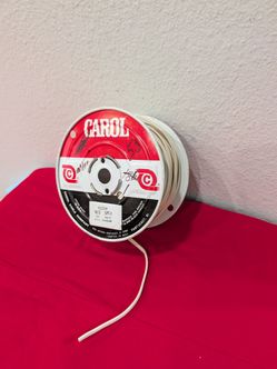 Vintage Carol Cable Company wire spool 18/2 SPT-1 Parallel Flexible Cord 300V