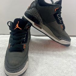 Jordan 3 Retro Youth Fear Pack Night Stadium Size 5