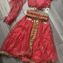 Girls HOT PINK Size 6/7 Belly Dance Costume/outfit NEW