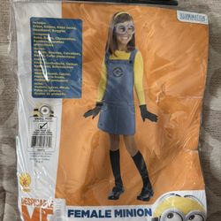 Girl Female Minion Costume 