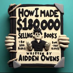 Digital copy of book “how I made $180000 selling books” by aidden owens