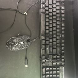 Cakce Mouse And Keyboard RGB