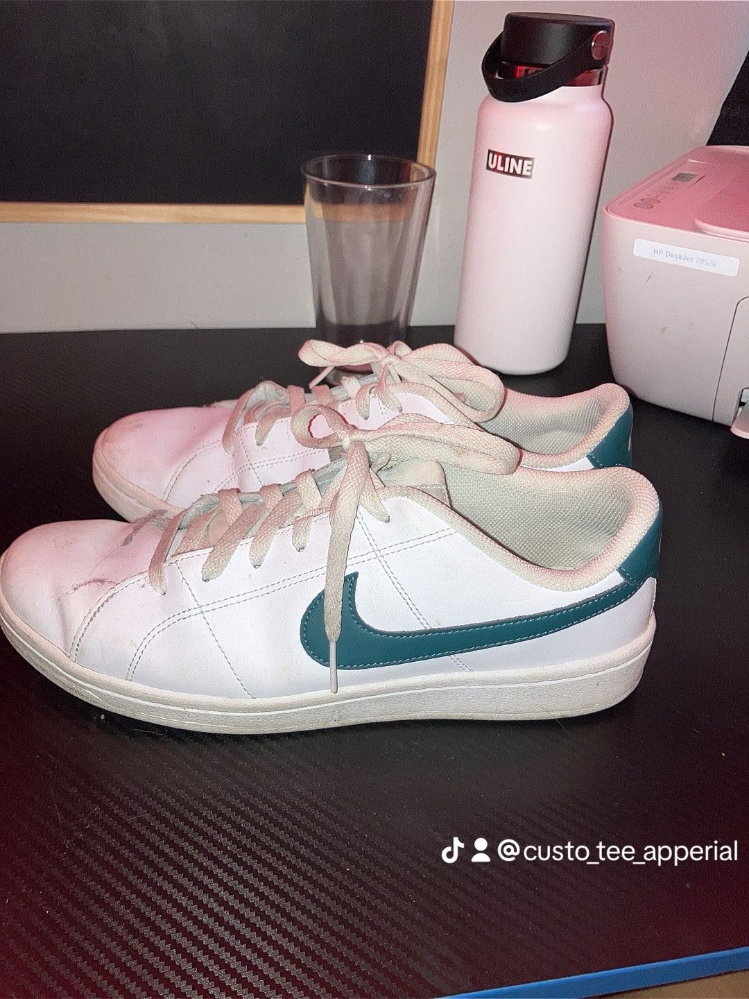 Green Nike Low Tops