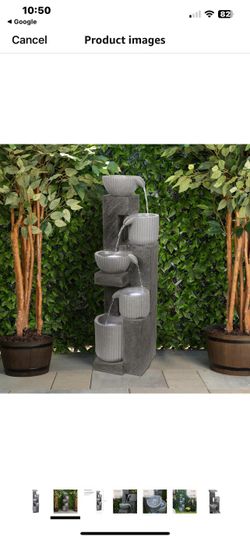Modern Grey Waterfountain 