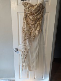 Gold Event Dress