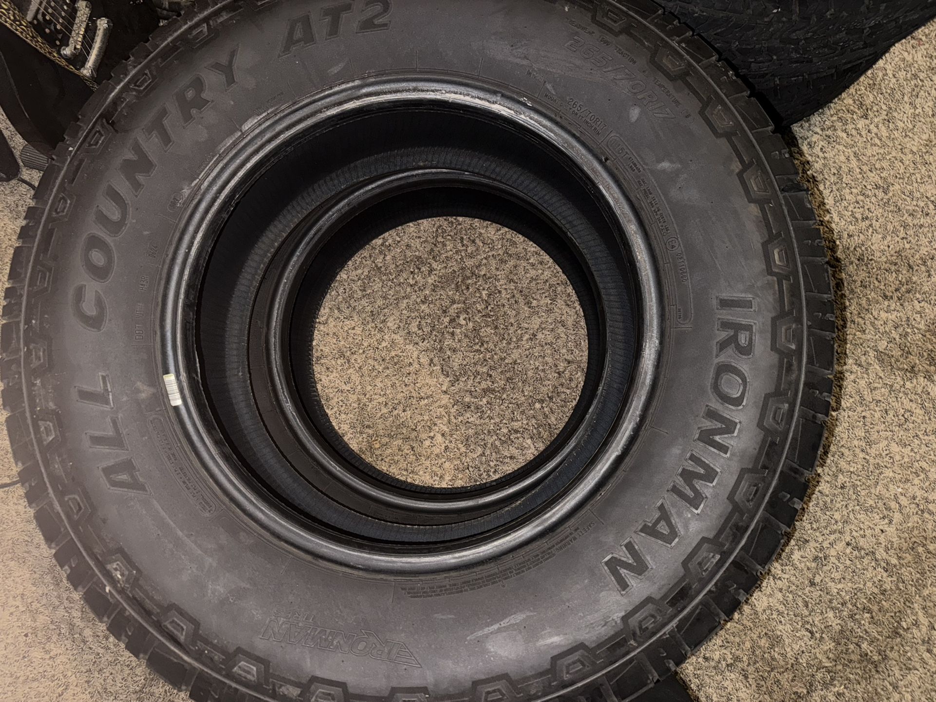 265/70/17 Ironman AT2 Tires Brand New 
