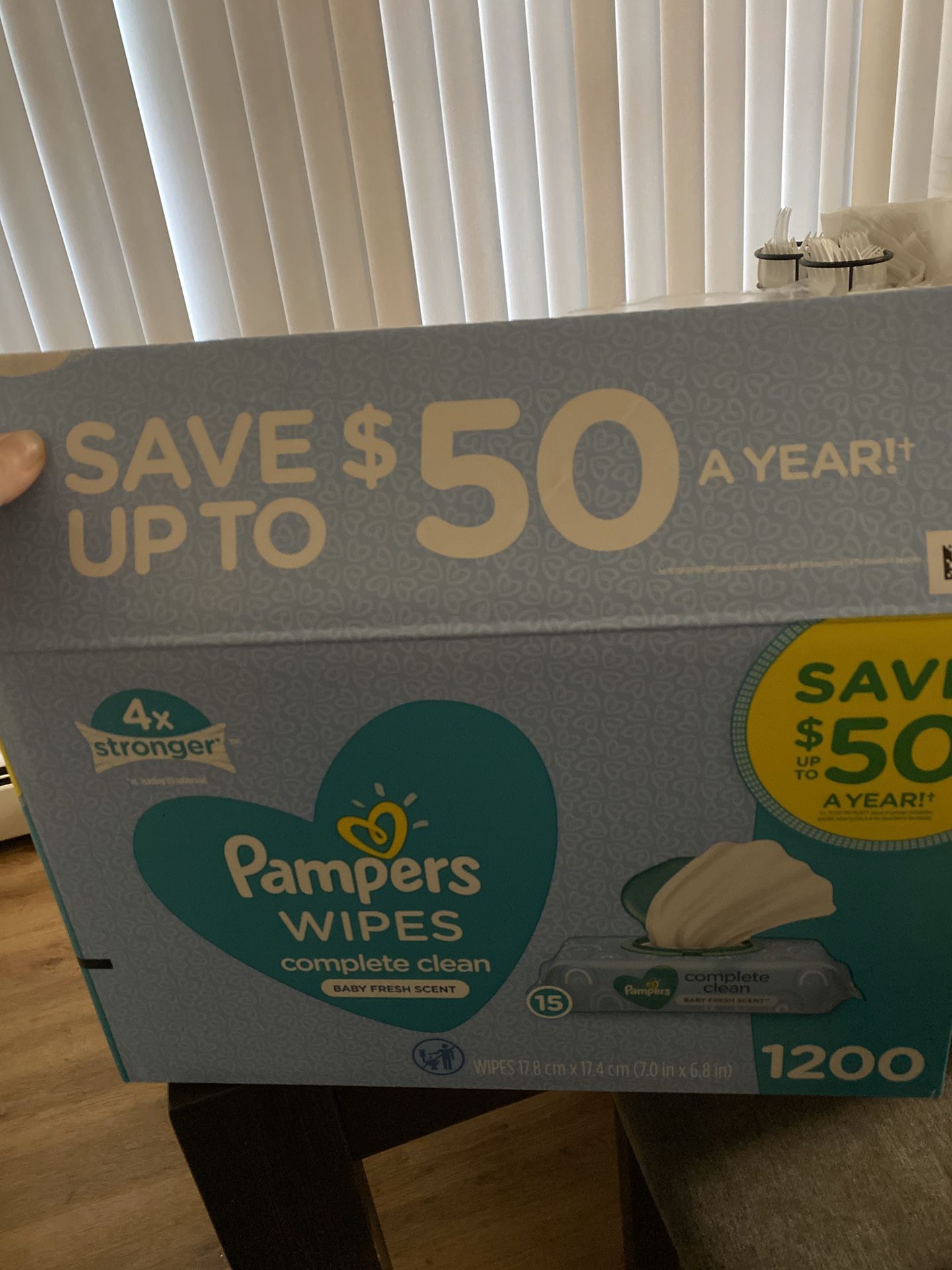 Pampers wipes fresh scent