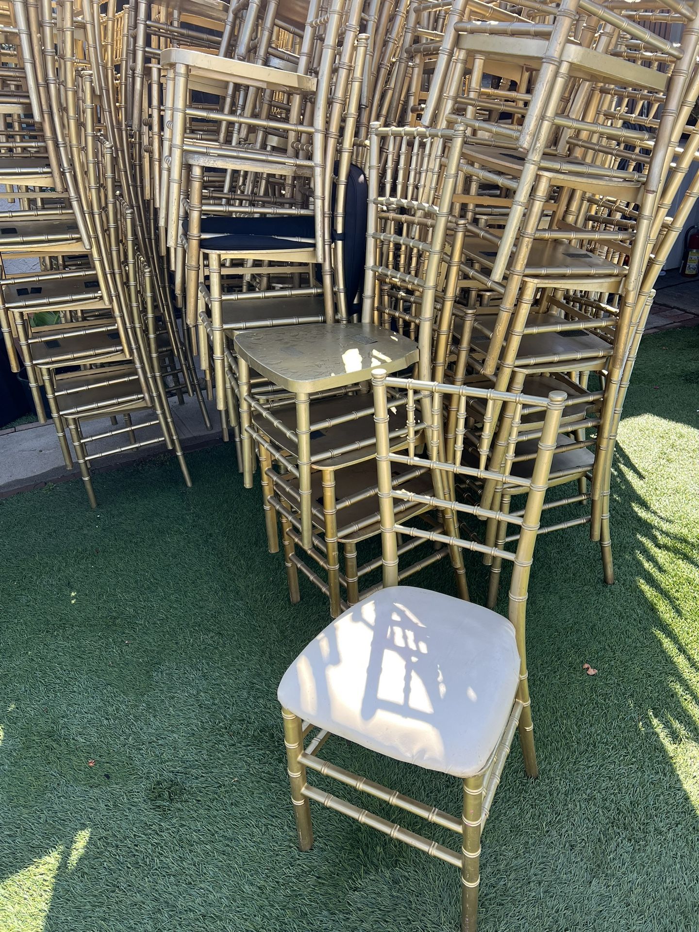 220 Party chairs, TAKE ALL DEAL, all come w cushions, retail value total $13,000+ $9k firm