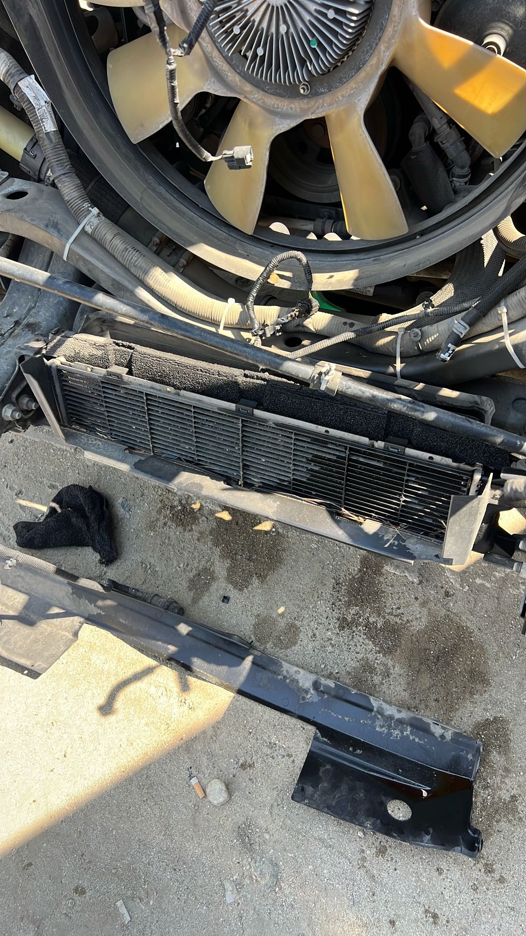 2020 F350 Additional radiator