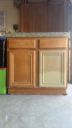 Freestanding kitchen counter cabinet