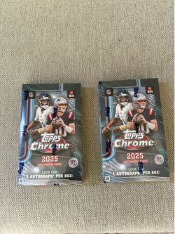 2025 topps chrome football hobby box
