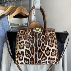 Valentino GARAVANI LEOPARD ROCKSTUD BAG - SMALL