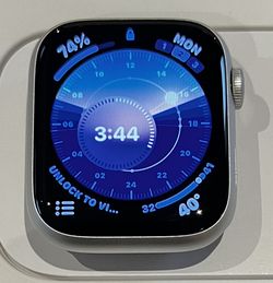 Apple Watch Series 8 45mm with AppleCare+ and XL Midnight Sport