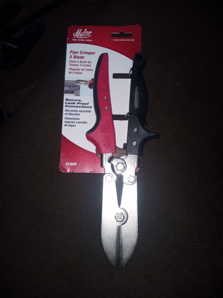 Malco Pipe Crimper 5 Blade