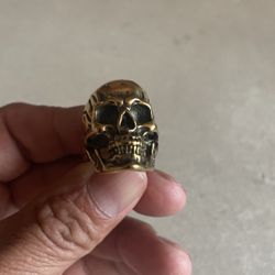 Anillo De Metal Calavera Sise20