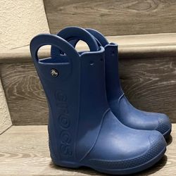Crocc Rain-boot Blue Boys Kids Size-2  $10 