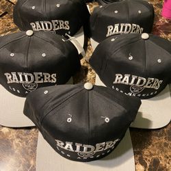 Vintage Raiders 90's Snapback Hats New