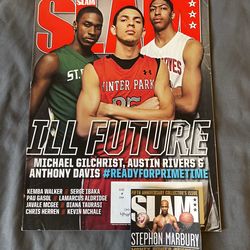 Slam Magazine #149 July 2011 Anthony Davis/Gilchrist/Rivers cover w/ poster Kemba Walker Derrick Rose