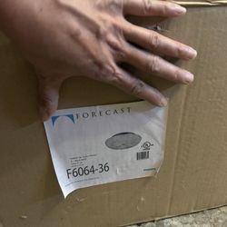 Glass Swirl Mount Light 16” X 5” Height - $300