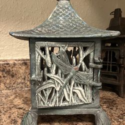 Vintage Cast-Iron Japanese Pagoda