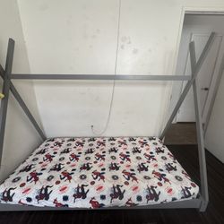2 Twin Size Kids Low To Floor Bed Frame
