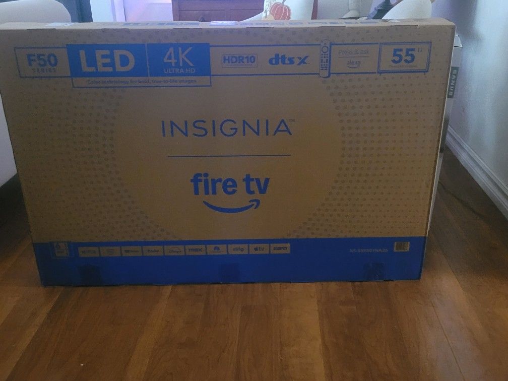 Insignia (Brand New Unopened) F50 55 Inch 4K LED UHD Fire TV DTS X
