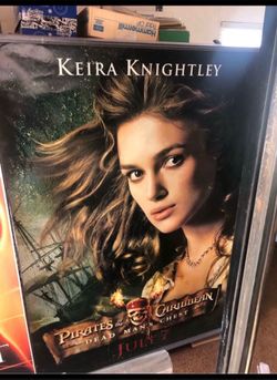 Pirates of the Caribbean movie poster July 7 (4’ Wide x 6’ Tall)