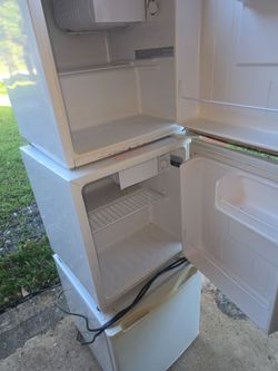 3 small GE refrigerator