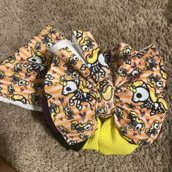 Unicorn Skeleton Layered Bow Headwrap 