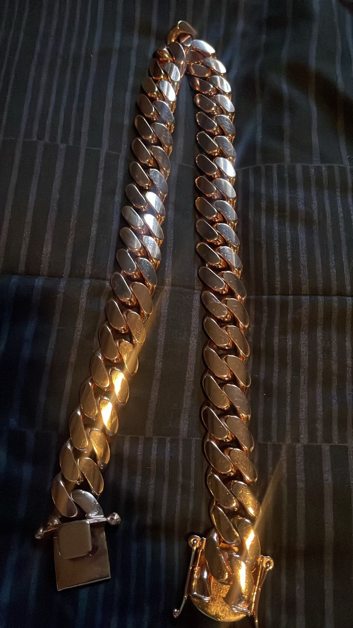 800 Gram Rose Gold Cuban Chain
