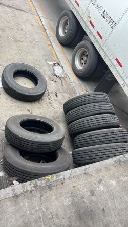 Used trailer tires