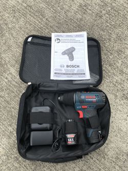Bosch Drill And Batteries 