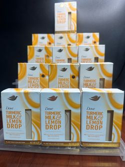 $3 each Dove Turmeric Milk & Lemon Drop Cleansing Bar