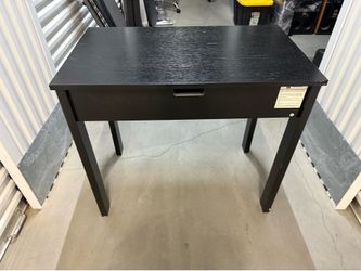 Black Desk with Drawer