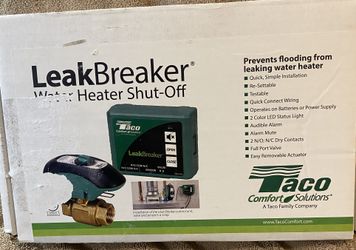 Leak Breaker Water Heater Shut Off Valve