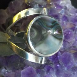 Ring sterling silver .925 custom Lapiz Lazuli