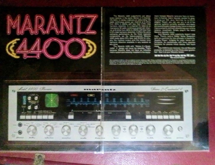 Vintage Marantz Magazine Cut Out