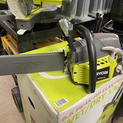 Ryobi 14” Gasoline Chain Saw ( Like New )