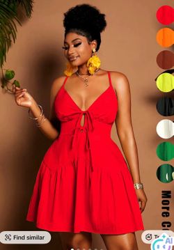 Red dress