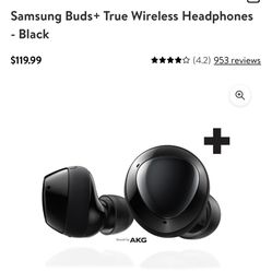 Brand New (sealed) Samsung Buds+ True Wireless Headphones (black)