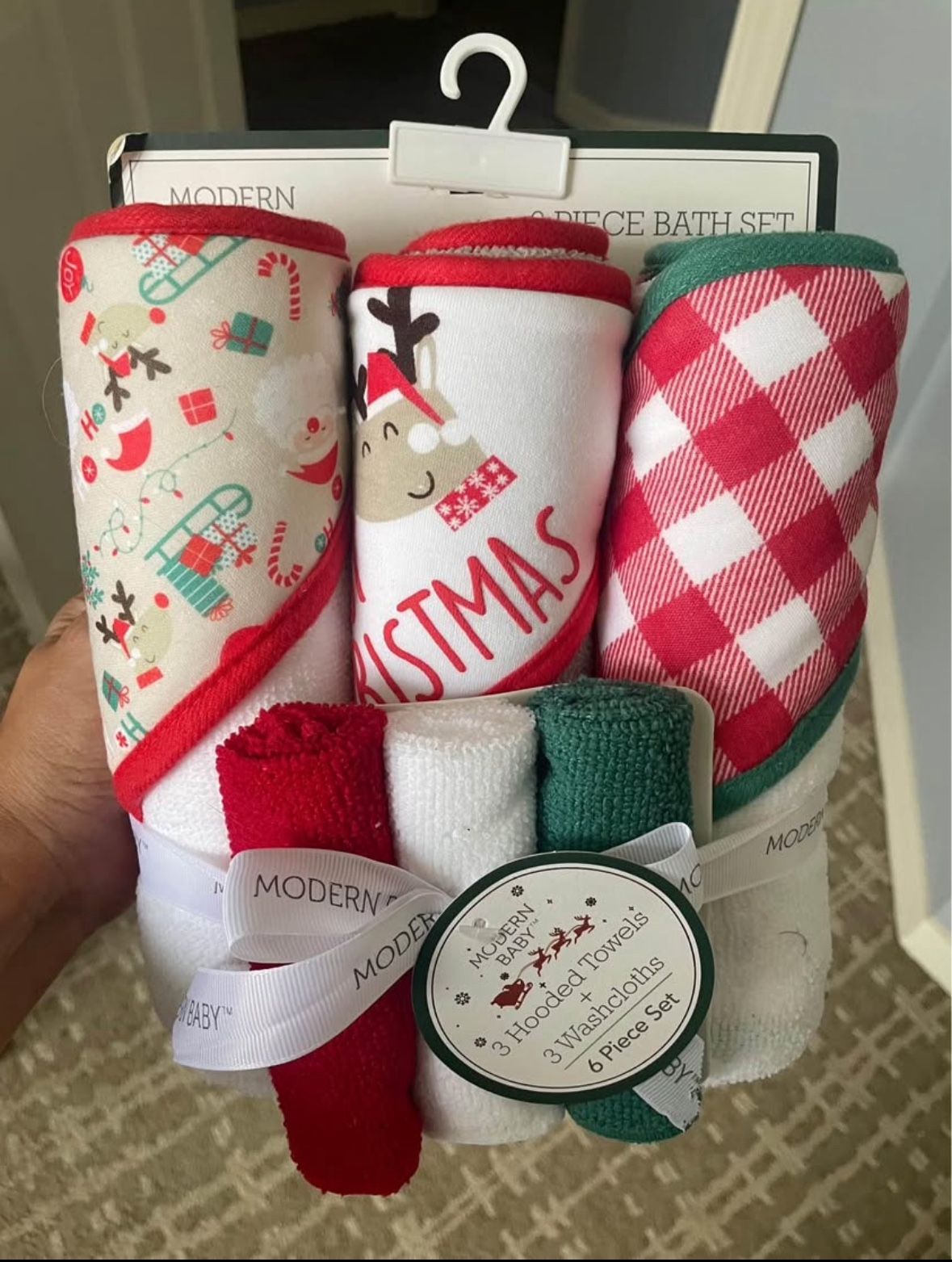 Christmas Baby Towels