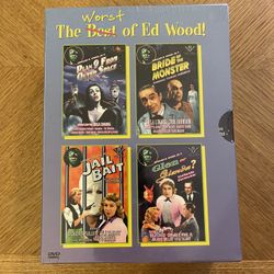 Ed Wood DVD Box Set PLAN 9 FROM OUT OF SPACE Glen Or Glenda JAIL BAIT OOP