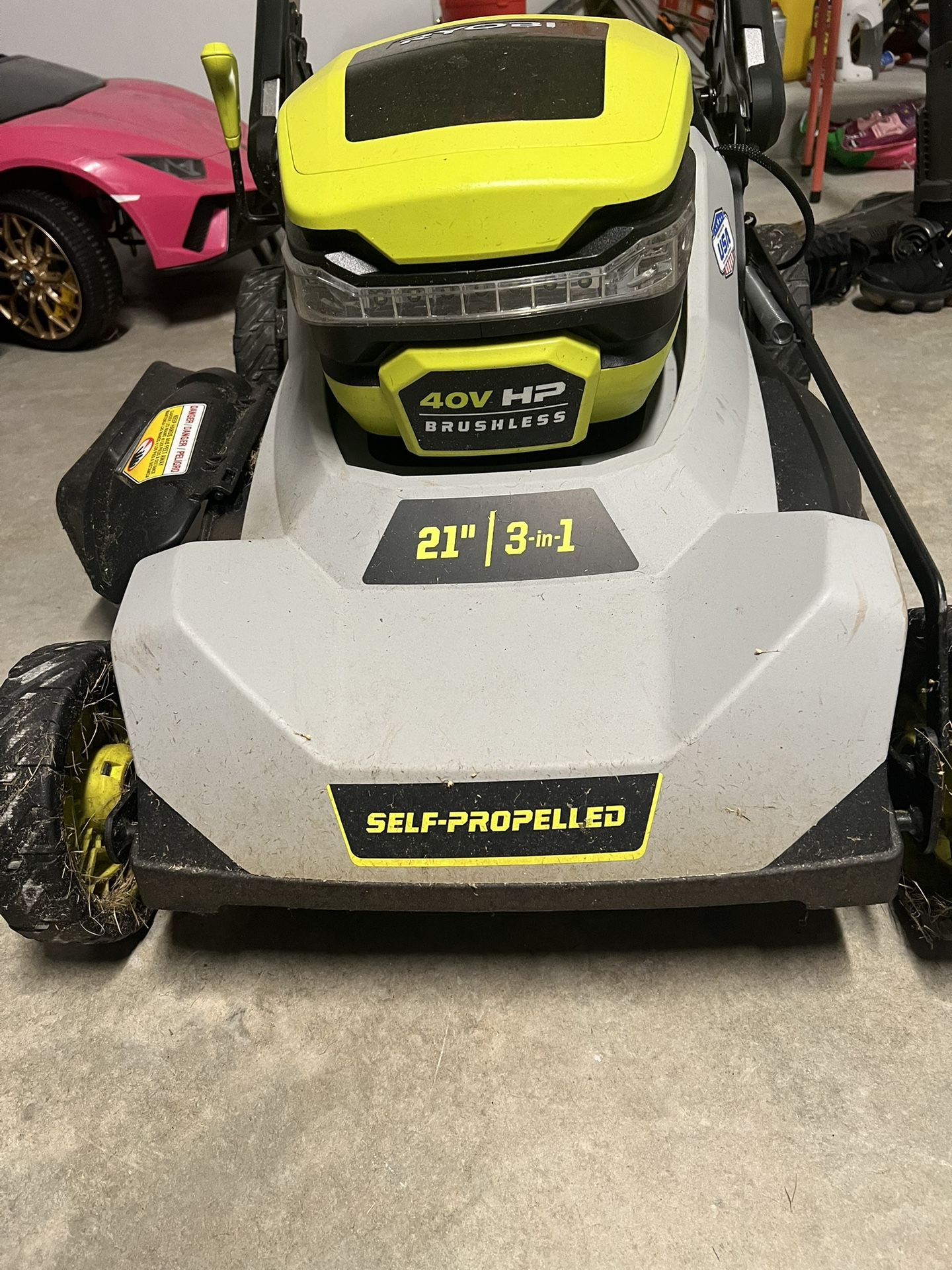ryobi 21 inch 40v lawnmower