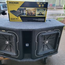Kicker Subwoofers L7 12" With 3600Watt Amplifier 