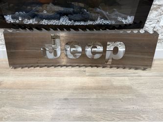 Jeep logo lumber saw blade decor