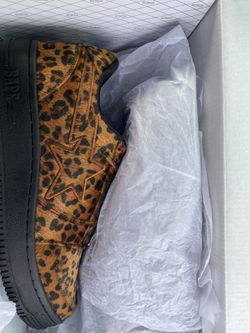 Bape leopards STA LOWS sz 8.5